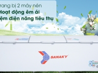  Tủ đông Inverter Sanaky VH-1399HY3