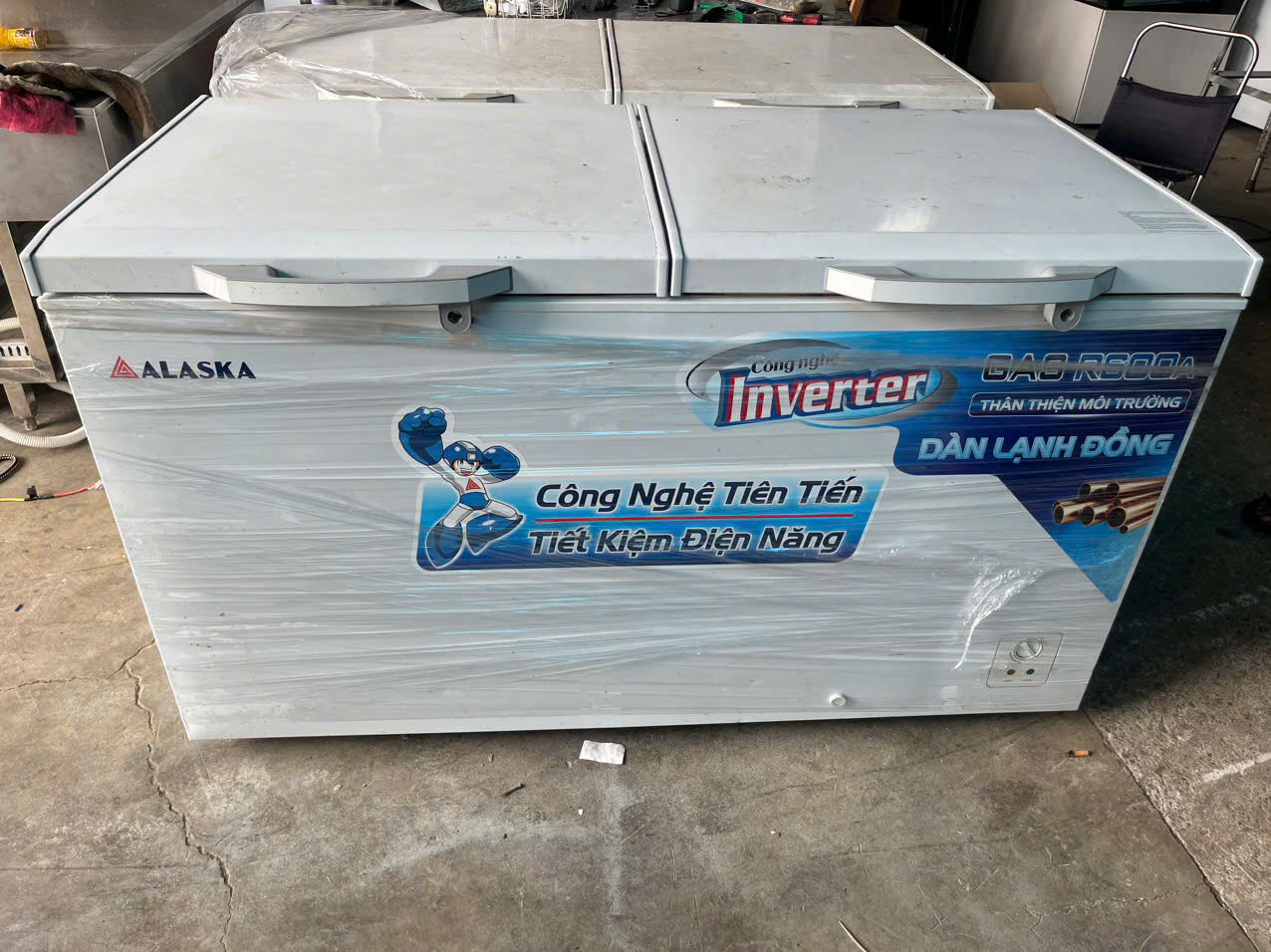   Tủ đông Inverter Alaska HB-550CI 550L,mới 90%