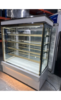 Tủ bánh kem kính vuông 1m5 Đài Loan 5 tầng, 