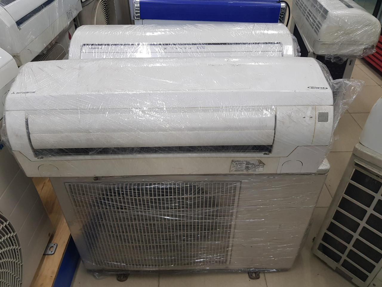 Máy lạnh cũ Mitsubishi 2 hp inverter, mới 87%