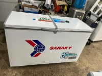 Tủ đông -mát Sanaky 360 lít inverter , mới 88%